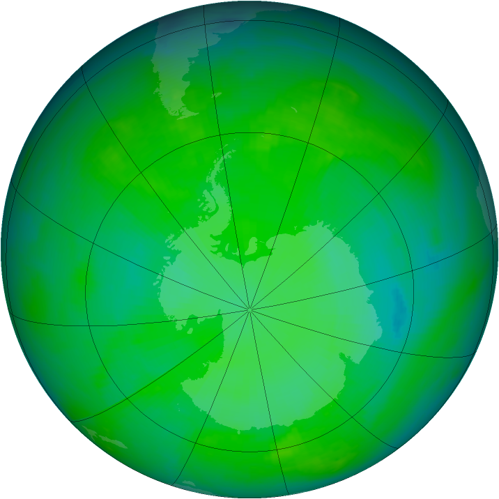 Ozone Map 2002-11-17